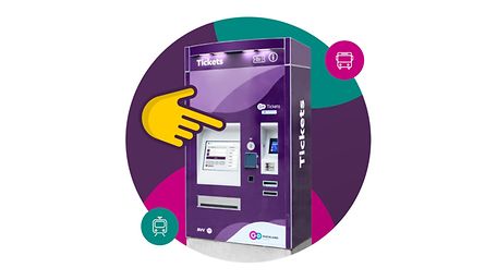 Bild von einen Ticketautomaten von go.Rheinland