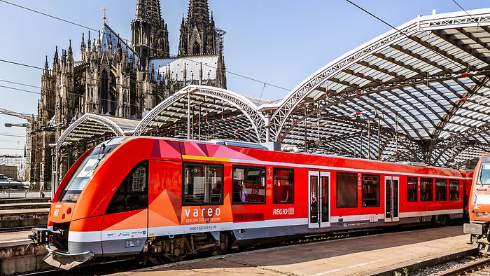 Eifelbahn am Hauptbahnhof Köln