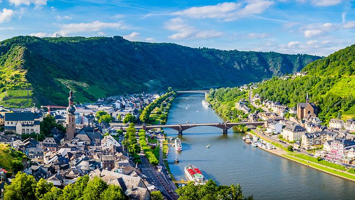 Blick auf Trier an der Mosel