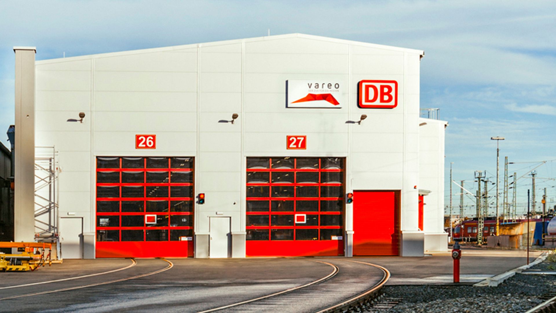 Werkstatthalle von außen